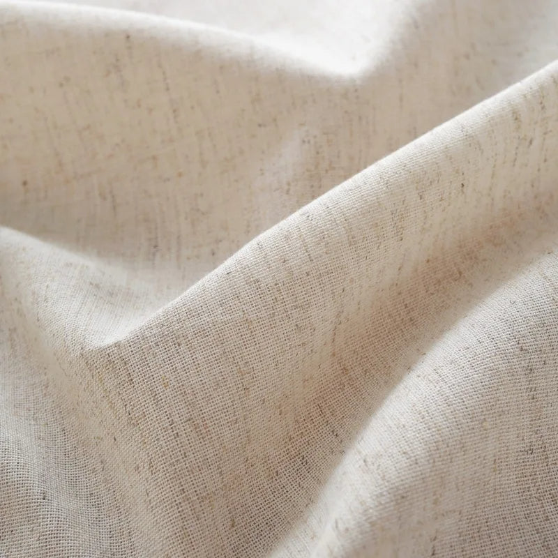 Nappe Lin &amp; Coton Écru – Élégance Naturelle et Intemporelle pour une Table Apaisante