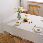 Nappe Blanche Douce et Élégante en Coton