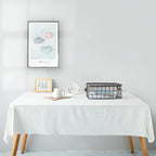 Nappe Blanche Douce et Élégante en Coton