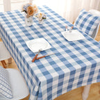 Nappe Bleu Rectangulaire Design à Carreaux