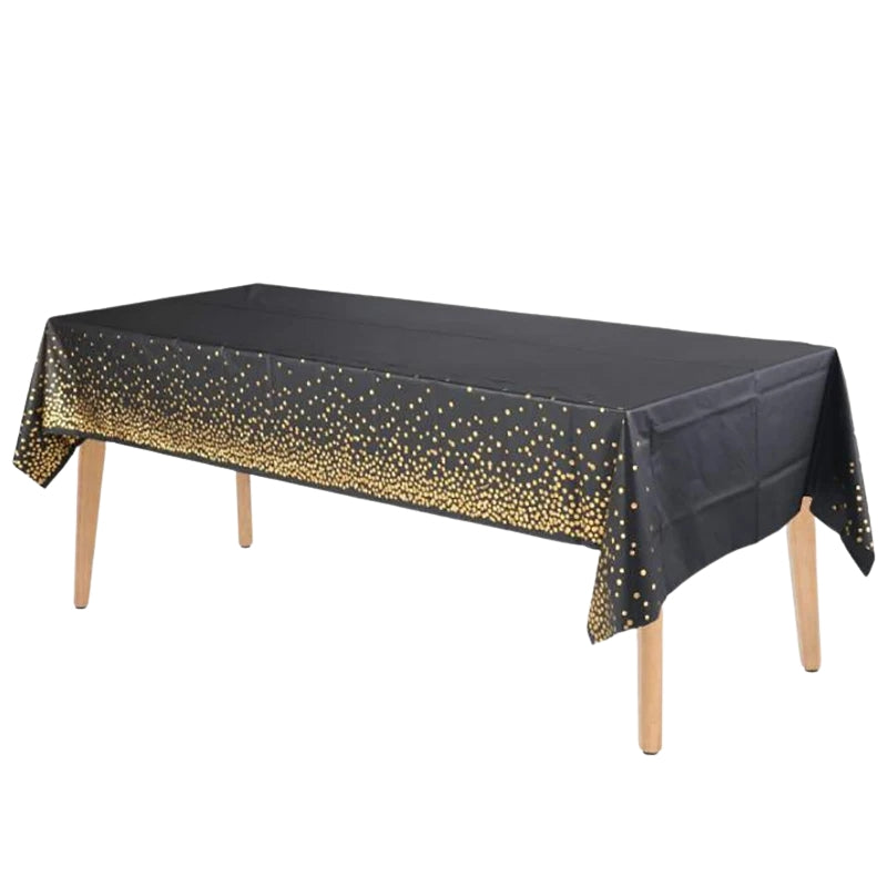 Nappe Jetable Noire Imperméable à Pois