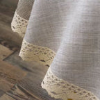 Nappe Table Ovale Moderne Style Nordique en Dentelle