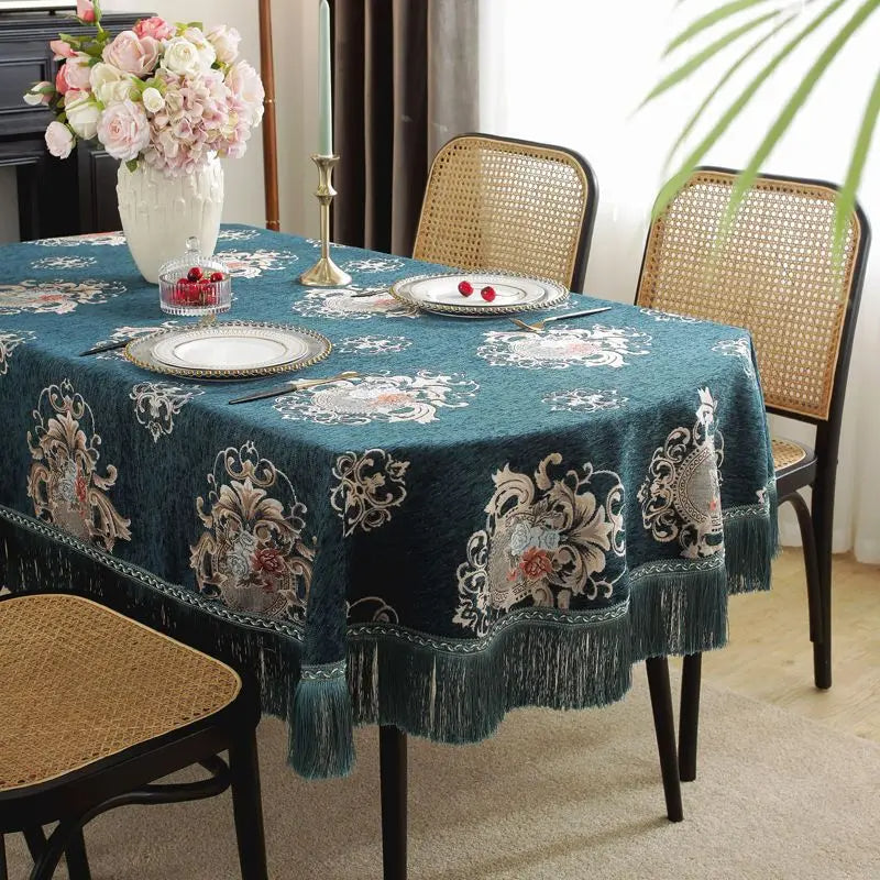 Nappe Table Ovale Tendance à Motif Original