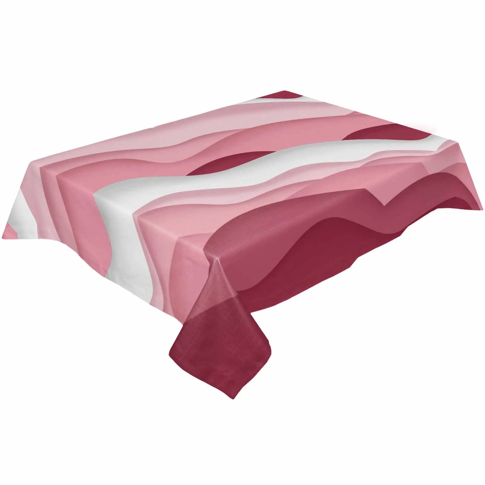Nappe Table Rose Moderne Effet Dégradé