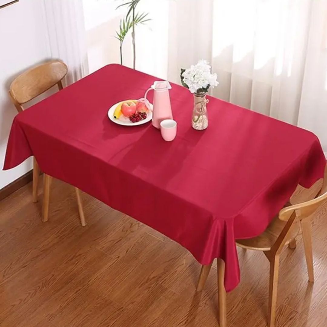 Nappe de Table Rouge de Style Moderne
