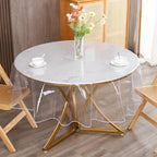 Nappe Transparente Ronde Imperméable et Résistante