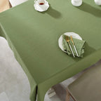 Nappe Verte Carrée Chic et Élégante