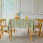 Nappe Verte Rectangulaire Chic et Durable