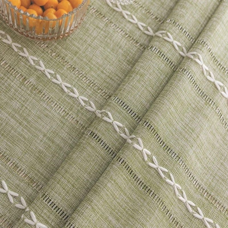 Nappe Verte Rectangulaire Chic et Durable