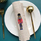 Serviette de Table avec Soldat Brodé